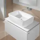 VILLEROY & BOCH ARCHITECTURA умывальник 60*40см прямоугольный накладной с переливом, цвет белый Alpin (41276001) фото 4 Aquada.com.ua