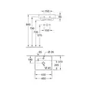 Маленькая (мини) раковина 45 х 37 см Villeroy & Boch Collaro (альпийский белый, с переливом) (43344501) фото 2 Aquada.com.ua