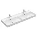 Двойная раковина 130 х 47 см Villeroy & Boch Collaro (альпийский белый, без перелива) (4A34D101) фото 1 Aquada.com.ua