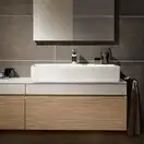 Раковина Villeroy & Boch Memento 60х42 см (шлифованый низ) (51336FR1) фото 2 Aquada.com.ua