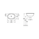 VILLEROY & BOCH Раковина встраиваемая Villeroy&Boch Loop & Friends 57х41 см (615520R1) фото 4 Aquada.com.ua
