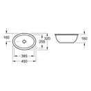 Раковина встраиваемая под столешницу Villeroy & Boch Loop & Friends 385 х 255 мм (61610001) фото 4 Aquada.com.ua
