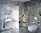 Kolo LEHNEN CONCEPT поручень настенный дугообразный, неподвижный 60 cm, нержавеющая сталь (L60301000)