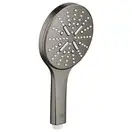 Лейка для душа Grohe Rainshower SmartActive Cube (цвет - тёмный графит, матовый), 3 вида струи (26574AL0) фото 1 Aquada.com.ua