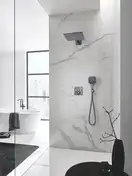 Лейка для душа Grohe Rainshower SmartActive Cube (цвет - тёмный графит, матовый), 3 вида струи (26582AL0) фото 4 Aquada.com.ua