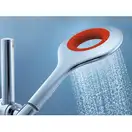 Лейка для душа Grohe Rainshower Icon (хром/красный), 2 вида струи (27443000) фото 4 Aquada.com.ua
