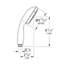 Ручний душ Grohe Tempesta 100, хром (27597001)