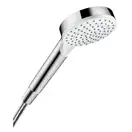 Ручний душ Hansgrohe Crometta 100 1jet, EcoSmart 9л/хв, White/Chrome (26333400)