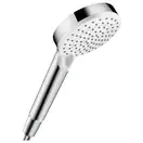 Лейка для душа Hansgrohe Crometta Vario Green (цвет - хром/белый), 2 вида струи (26336400) фото 1 Aquada.com.ua