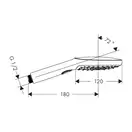 Ручний душ Hansgrohe Raindance Select E 120 3jet, matt white (26520700)
