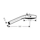 HANSGROHE MySelect S Vario Ручной душ (26637400) фото 2 Aquada.com.ua
