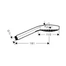 Лейка для ручного душа Hansgrohe Croma 26812400 фото 2 Aquada.com.ua