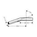Лейка для душа Hansgrohe Rainfinity (цвет - чёрный матовый), 3 типа струи (26864670) фото 3 Aquada.com.ua