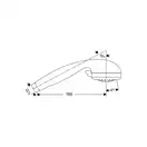 Лейка для душа Hansgrohe Croma Vario (цвет - хром), 2 вида струи (28513000) фото 2 Aquada.com.ua