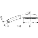 Ручний душ Hansgrohe Croma Classic 100 multi, хром (28539000)