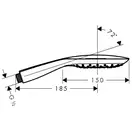 Лейка для душа Hansgrohe PuraVida (цвет - хром), 3 вида струи (28557000) фото 2 Aquada.com.ua