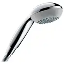 Лейка для душа Hansgrohe Crometta 85 Mono Green (цвет - хром), 1 вид струи (28561000) фото 1 Aquada.com.ua