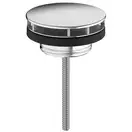 Зливний вентиль Hansgrohe з фіксованою кришкою для умивальника, хром (50001000)