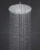 GROHE Верхний душ 380мм, 3 вида струи Euphoria  (26459000) фото 2 Aquada.com.ua