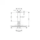 Верхний душ "дождь" Hansgrohe Raindance S Ø180 мм (27478000) фото 2 Aquada.com.ua
