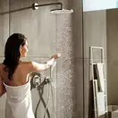 Верхній душ Hansgrohe Croma 280 1jet, polished gold optic (26220990)