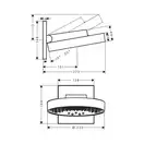 Верхній душ, Hansgrohe Rainfinity 250 3jet, Matt White (26232700)