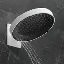 HANSGROHE  Верхний душ 360 3jet с настенным держателем, матовый белый Rainfinity (26234700) фото 4 Aquada.com.ua