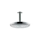 Верхний душ с держателем Hansgrohe Raindance Select S 2jet Ø 240 мм (цвет - хром), EcoSmart 9 л/мин (26469000) фото 1 Aquada.com.ua