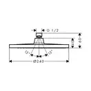 Hansgrohe Верхний душ Crometta S 240 1jet (26723000) фото 4 Aquada.com.ua