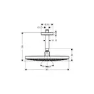 Верхний душ Hansgrohe Raindance Select S 300 2jet Ø 300 мм (цвет - хром/белый) (27337400) фото 3 Aquada.com.ua