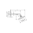 Верхний душ Hansgrohe Raindance E 240 AIR 250х150 мм (27370000) фото 2 Aquada.com.ua