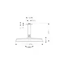 Верхний душ Hansgrohe Raindance Classic AIR Ø 240 мм (цвет - хром) (27405000) фото 2 Aquada.com.ua