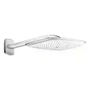 Верхній душ Hansgrohe PuraVida Overhead shower 400 1jet з власником зі стіни, хром (27437000)