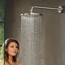 Верхній душ Hansgrohe Raindance S 240 PowderRain 1jet P з власником, хром (27607000)