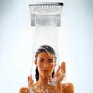 Верхній душ Hansgrohe Raindance 180 2jet, білий / хром (28433400)
