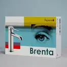 IMPRESE BRENTA набор (верхний душ, держатель), никель (ZMK081906101) фото 3 Aquada.com.ua