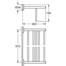 Полиця для рушників у ванну Grohe Bau Cosmopolitan Neutral (40462001)
