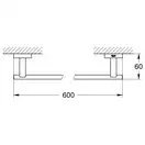 Тримач для рушників Grohe Essentials Cube New (40509001)
