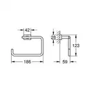Кільце для рушника Grohe Essentials Cube New (40510001)