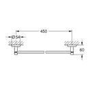 Тримач для рушників Grohe Essentials New (40688001)