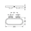 Тримач для рушників Grohe Selection (41035000)