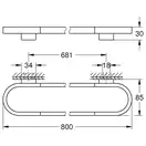 Тримач для рушників Grohe Selection (41058000)
