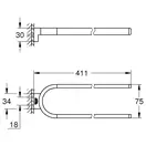 Подвійний тримач для рушників Grohe Selection (41059000)