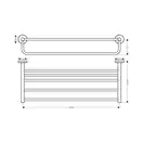 Полотенцедержатель, Hansgrohe Logis Universal, хром (41720000)
