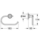 Тримач для туалетного паперу Grohe Essentials Authentic (40657001)