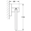 Тримач для туалетного паперу Grohe Essentials New (40689001)