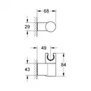 Настінний тримач для ручного душу Grohe Rainshower neutral (27055000)