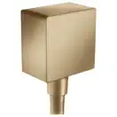 Шланговое подсоединение Hansgrohe FixFit (цвет - матовая бронза) (26455140) фото 1 Aquada.com.ua