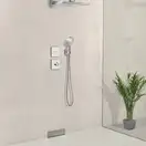 Шланговое під'єднання для душа Hansgrohe Fixfit Porter Square, хром (26486000)