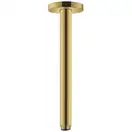 Тримач верхнього душу стельовий Hansgrohe S 300 мм, Polished Gold Optic (27389990)